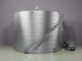Vertical 5000 m³ cylindrical steel tank