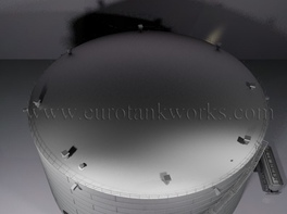 Vertical 20000 m³ cylindrical steel tank