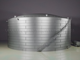 Vertical 30000 m³ cylindrical steel tank